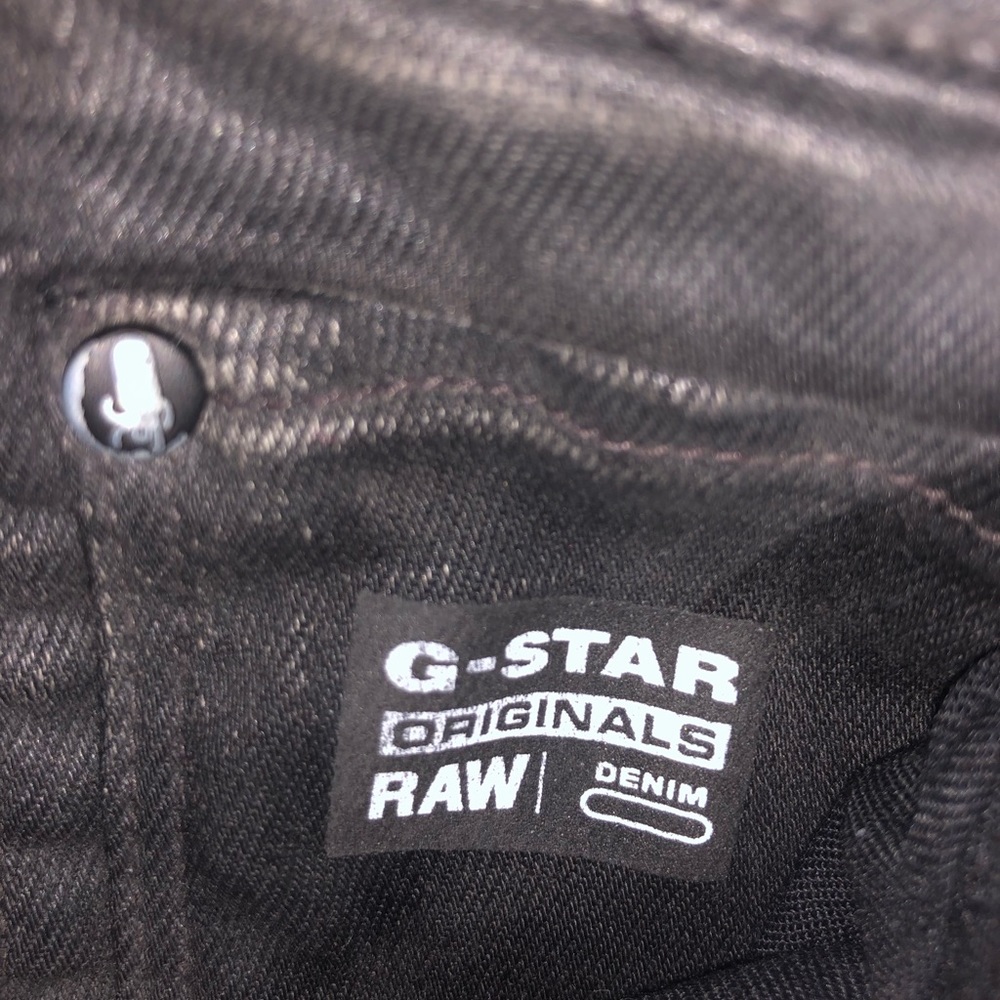 G Star Raw denim jeans with studded back